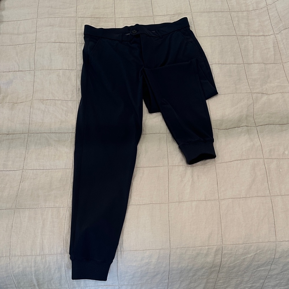 Men's Navy Dressy Jogger Pants -32”